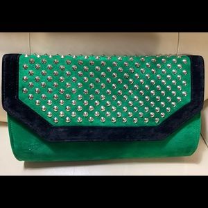 Stylish Suede Clutch Ladies Evening Fancy Party Bag Women Purse